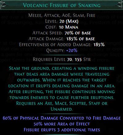 ggmaxroll|maxroll poe volcanic fissure.